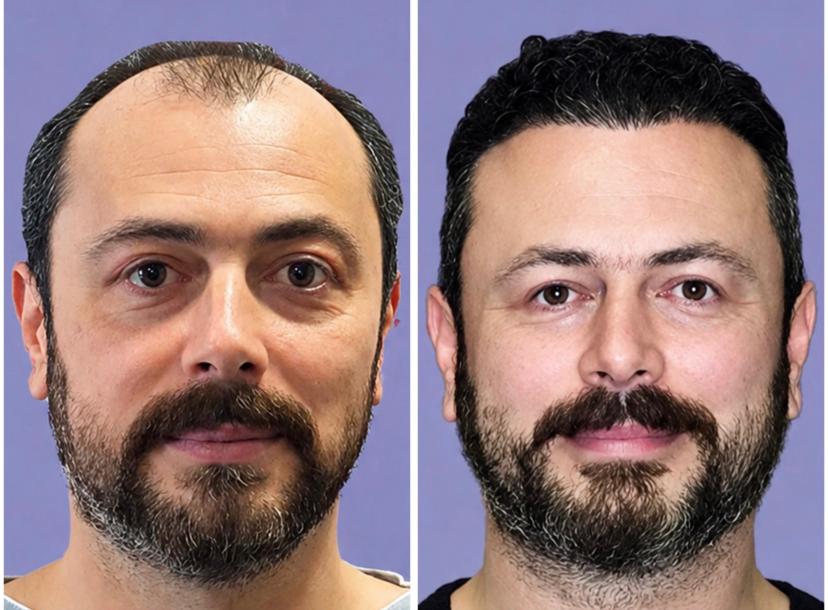 Hair transplant result 1